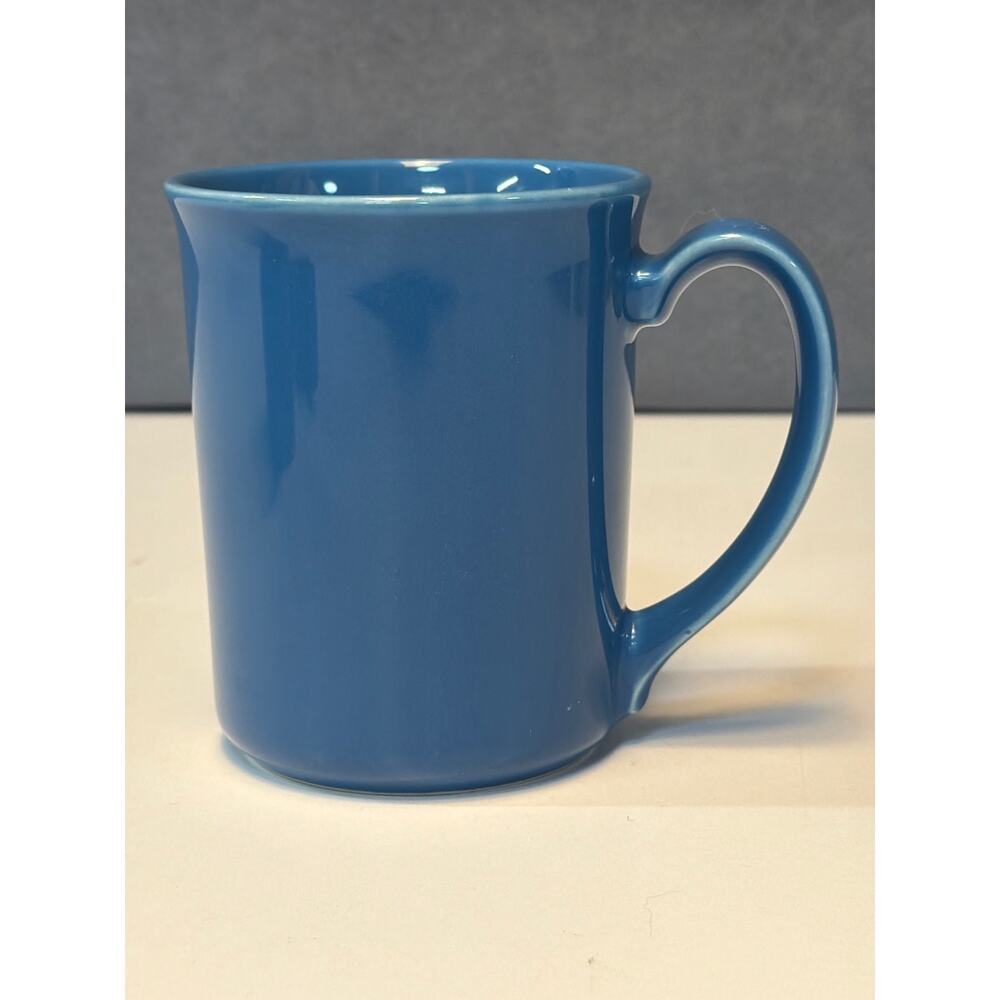 Corning NY USA Stoneware Royal Blue Coffee Tea Mugs Set of 4 - Picture 3 of 6